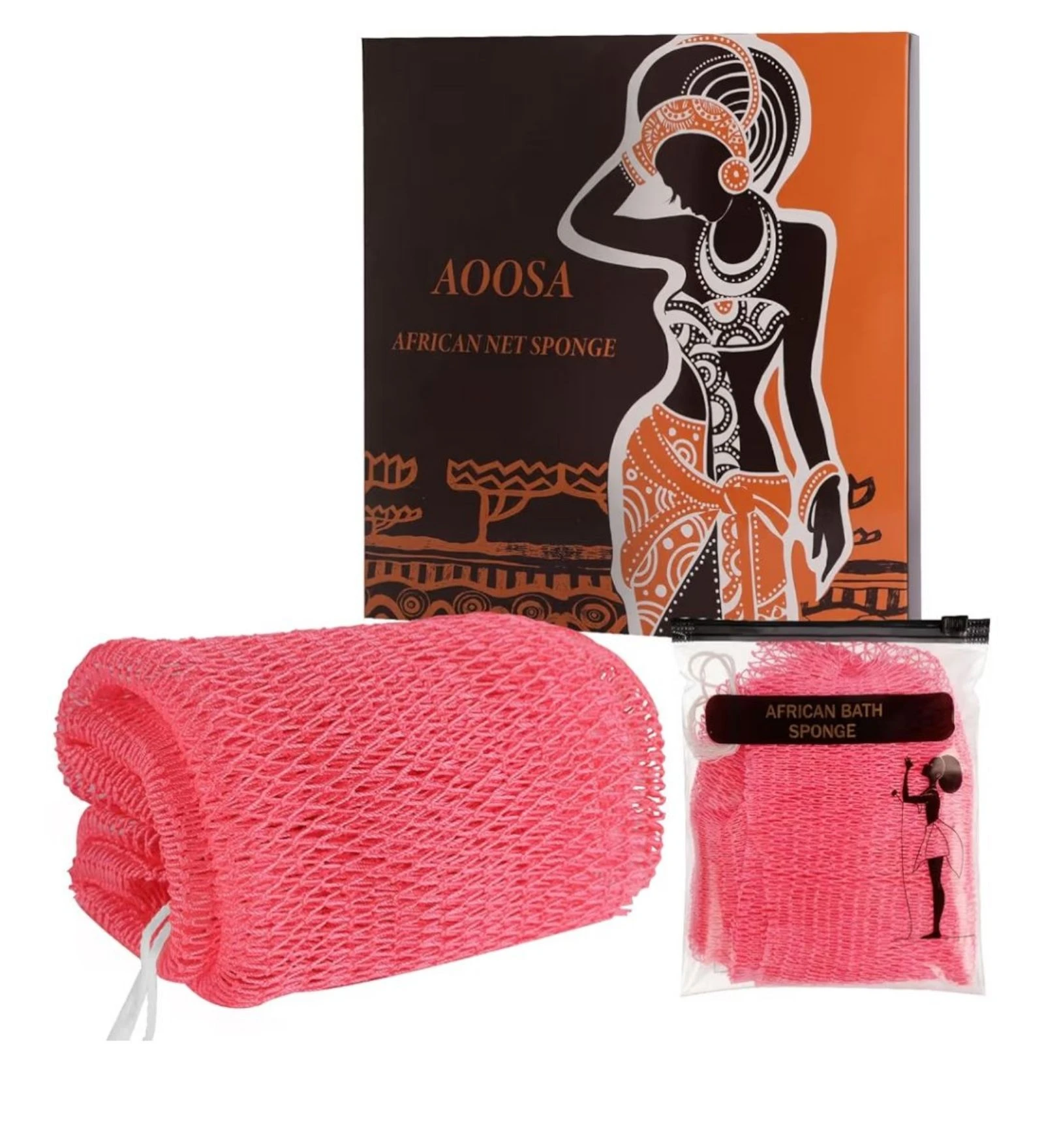 Esponja africana original exfoliante de calidad, nueva